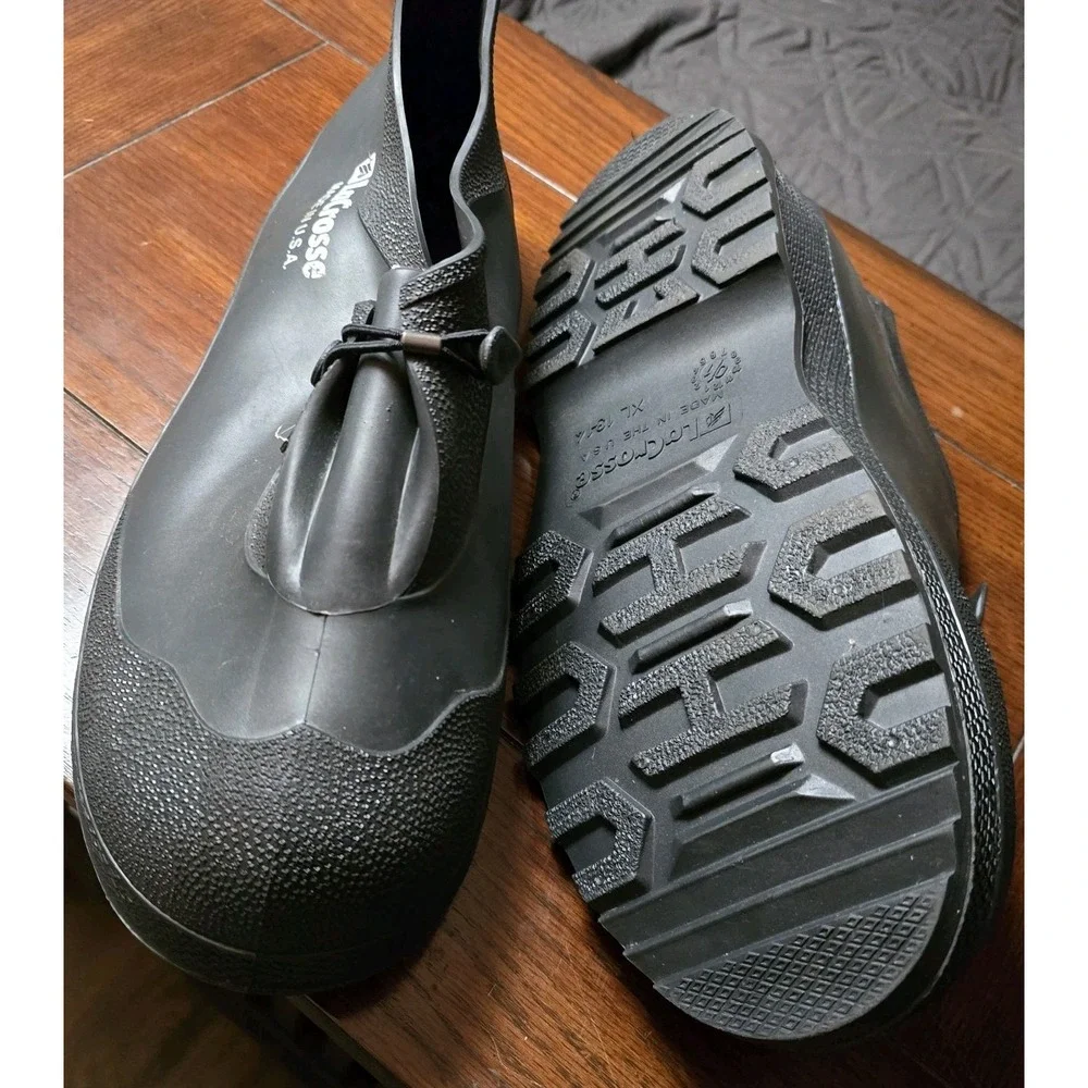 LaCrosse Mens‎ Size XL Rubber OverShoe Low Boots 13 14 USA Traction Waterproof